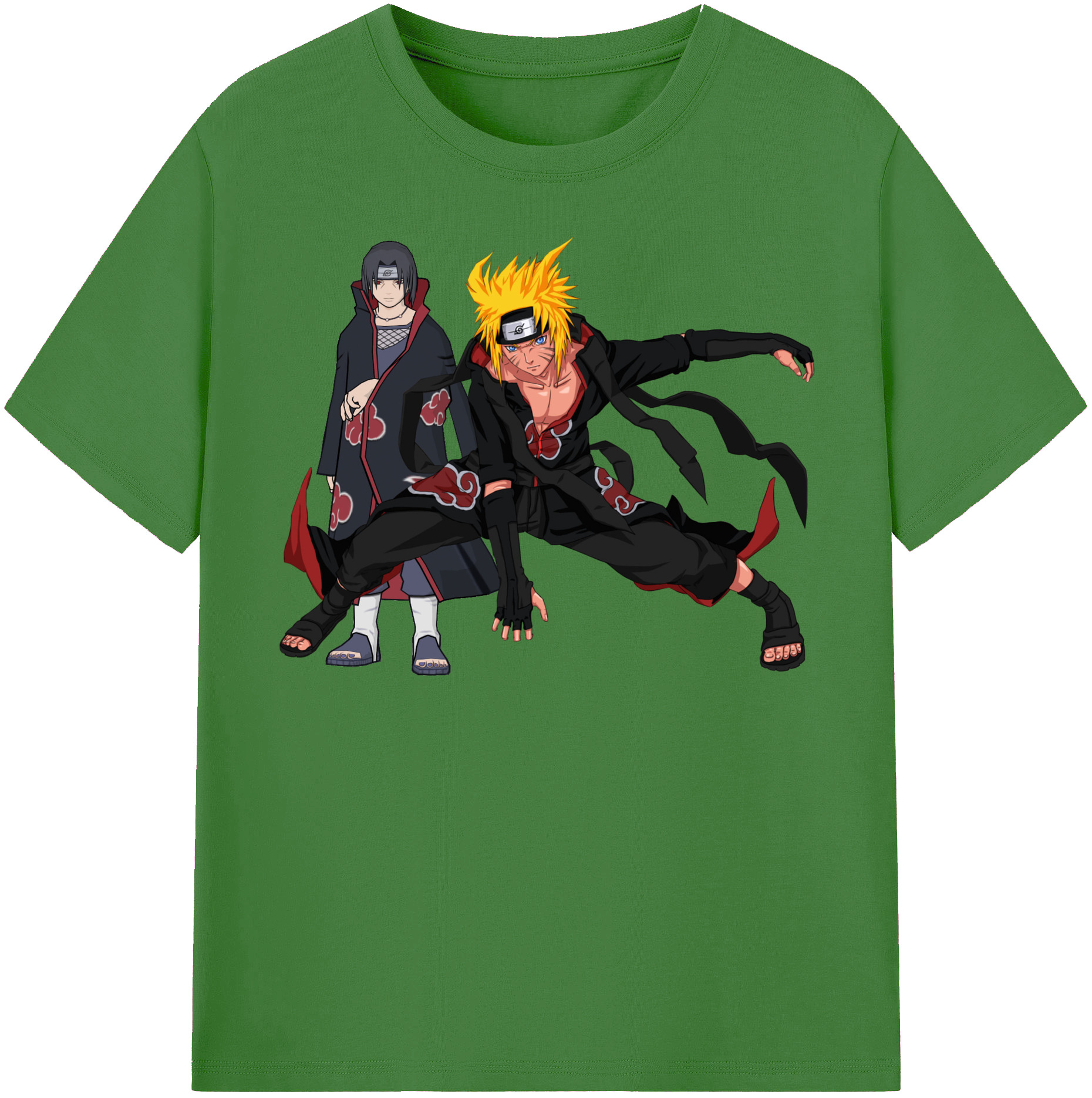 （画像用） NARUTO -ナルト- うずまき ナルト Uzumaki Naruto レディースカジュアルプリントTシャツ（綿100％）